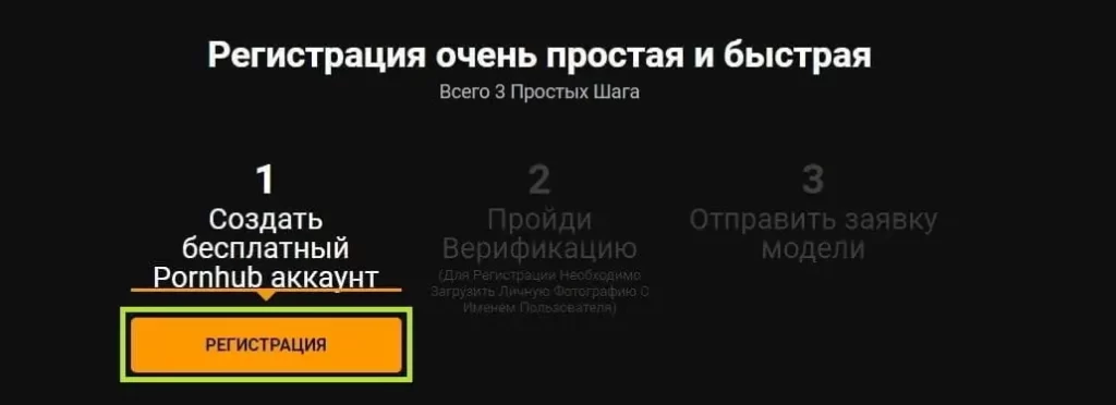 РЕГИСТРАЦИЯ НА PORNHUB МОДЕЛЬЮ